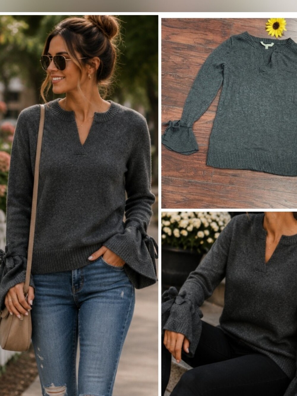 41 Hawthorne V neck Sweater 🖤